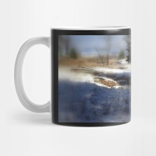 snowy Oregon forest , Fox Creek 7 Mug